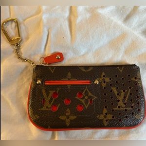 Louis Vuitton Brown Monogrammed Key Pouch